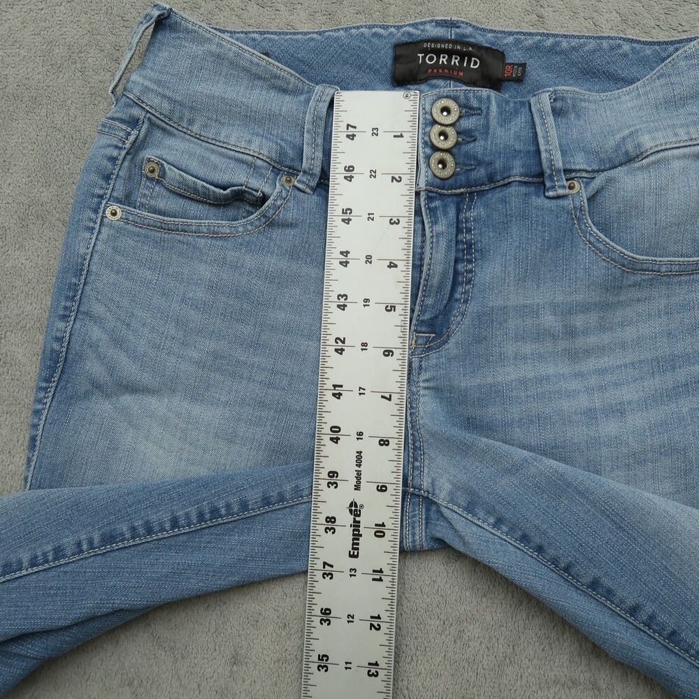 Torrid Jegging Jeans Women's Size 10R Blue Mid-Rise Stretch Denim 28" Inseam - Picture 6 of 16